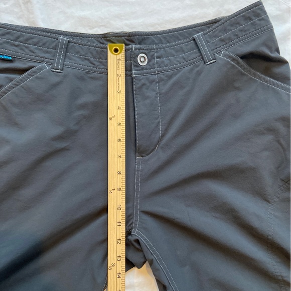 Kuhl Renegade Nylon Cargo Shorts Gray Mens Size 38 Performance Hiking - Picture 7 of 12